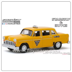 GREENLIGHT HOLLYWOOD 1/64 Starsky and Hutch (TV Series 1975-79)-1968 Checker Taxi-Metro Cab Co.
