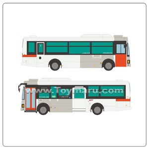 1/80 버스 컬렉션 (JH007-2) 나고야시 교통국 도심 루프 버스(2022년 9월 발매예정)